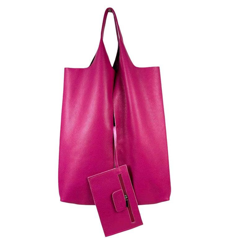 Chenson & Gorett – Engroshandel Tote bag - Dame – Dames læder shopper taske med ekstra møntlomme23