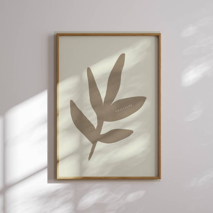 Nat Creative - Wholesale Art Print - Gratitude Wall Print