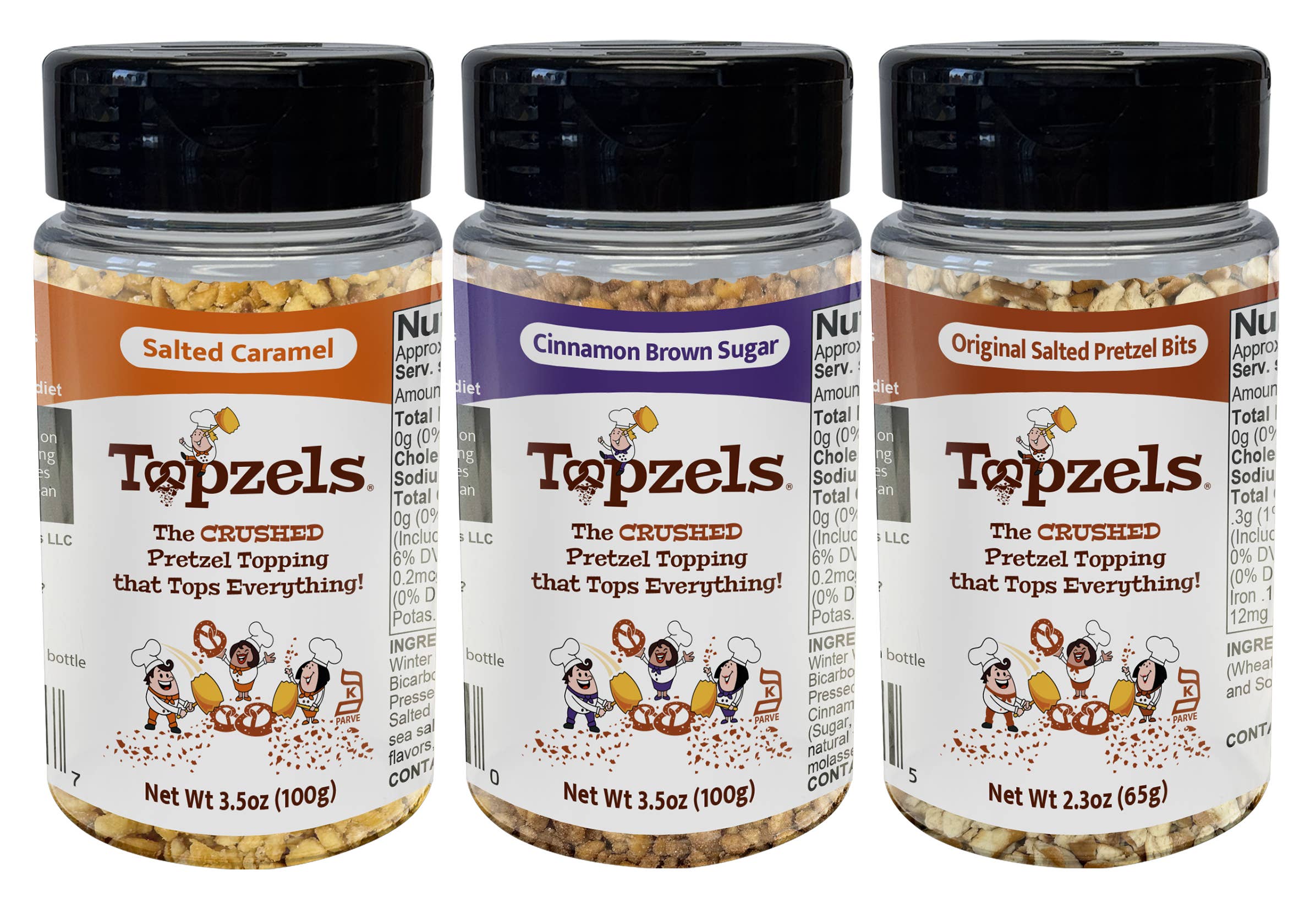 Pretzel Pete - Vente Mélanges sel et poivre - Topzels Morceaux de Bretzels Salés Originaux6