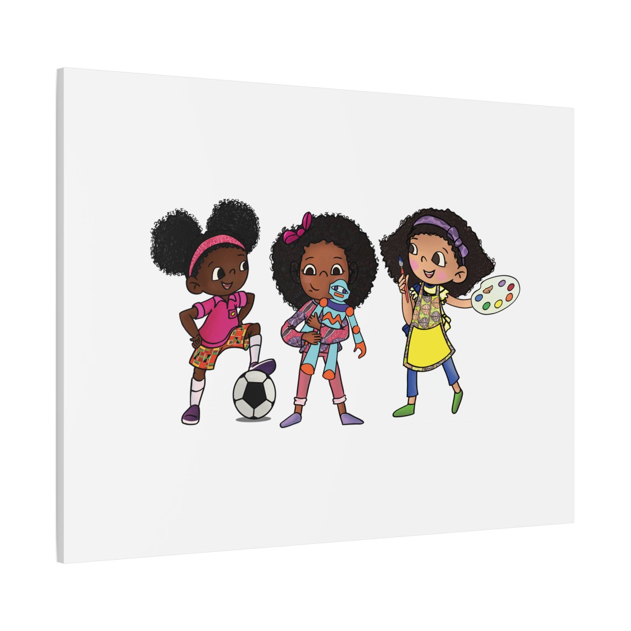 Ikuzi Dolls - Wholesale Art Print - Kids & Baby - Kids' Canvas Wall Art - Playful Characters for Creative Spaces123