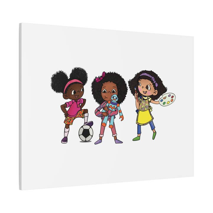 Ikuzi Dolls - Wholesale Art Print - Kids & Baby - Kids' Canvas Wall Art - Playful Characters for Creative Spaces123