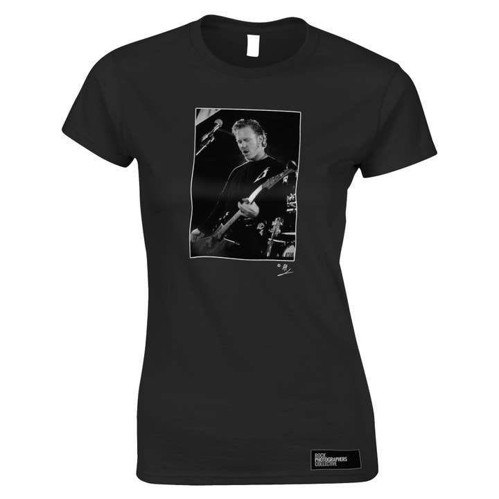 Rock Photographers Collective – Großhandel T-Shirt (Grafikdruck) – Damen – James Hetfield Damen T-Shirt Metallica