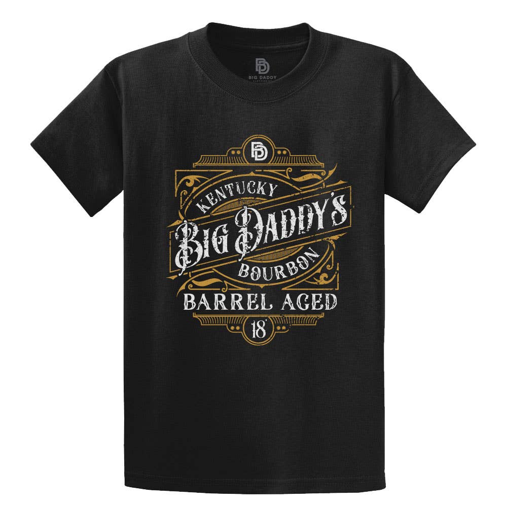 Negro Camiseta de bourbon Kentucky de Big Daddy (negra) de venta al por mayor en Faire0