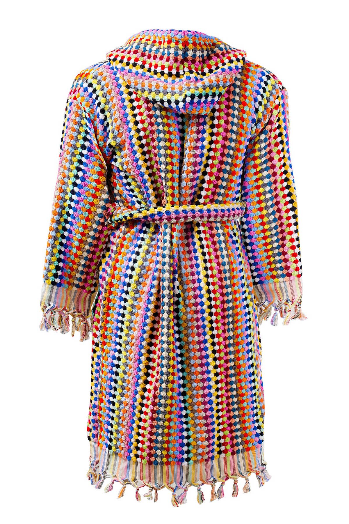 YURTLUS - Wholesale Robe - Women's - Unique 100% Cotton Pockets Bathrobe, Bubble Handwoven Robe33