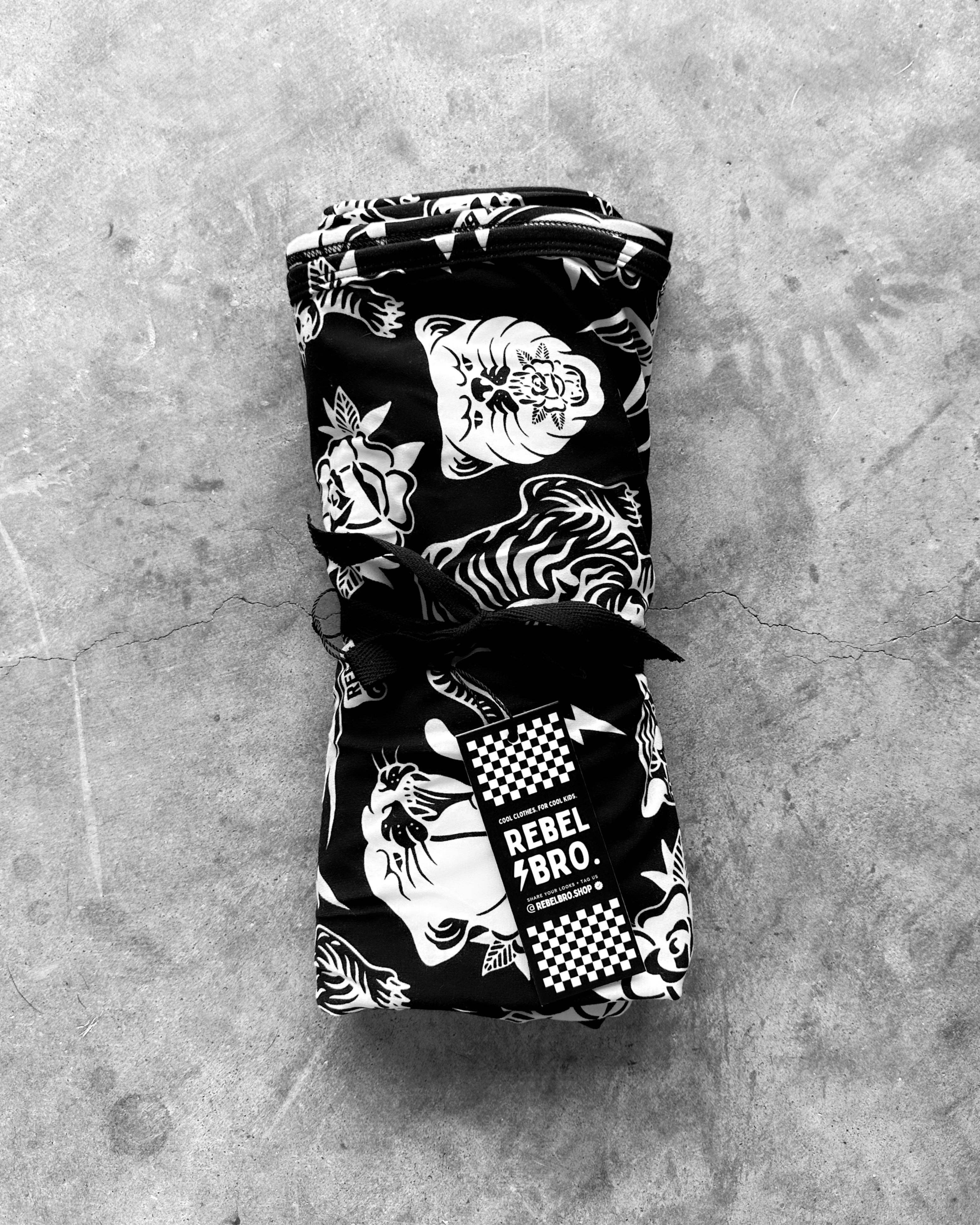 Rebel Bro - Wholesale Swaddle - Baby - Bamboo Stretch Swaddle in Born to be Wild0