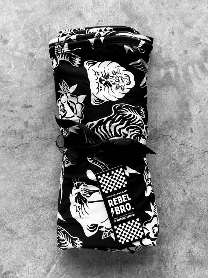 Rebel Bro - Wholesale Swaddle - Baby - Bamboo Stretch Swaddle in Born to be Wild0