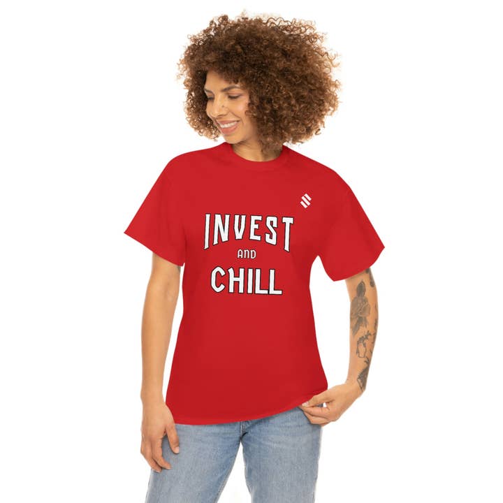 "Invest and Chill" Unisex T-Shirt for wholesale by The Wealth Builder Brand