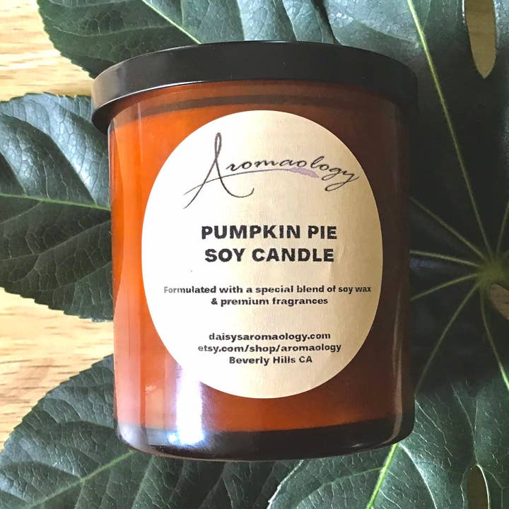 Candela profumata alla zucca per la vendita all'ingrosso da parte di Aromaology