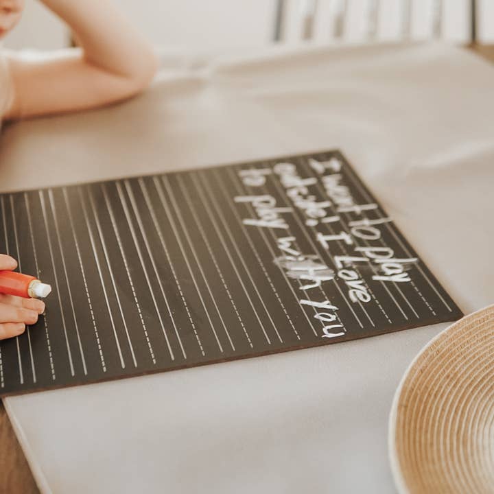 Chalk Full of Design – wholesale Svart tavla – Skrivtavlan Trace-n-Erase Chalkboard®1