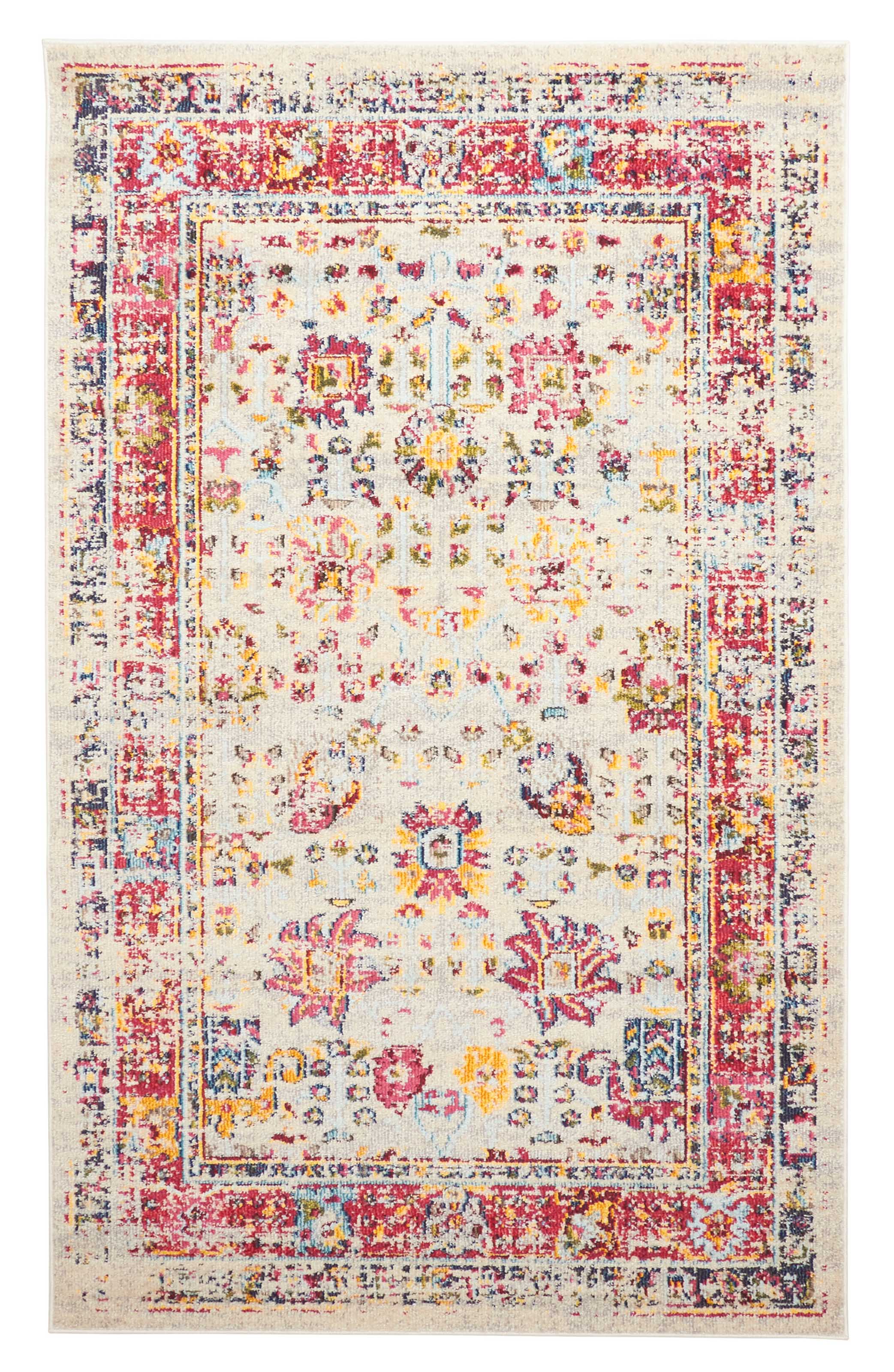 Jasmine Ivory Area Rug for wholesale on Faire9