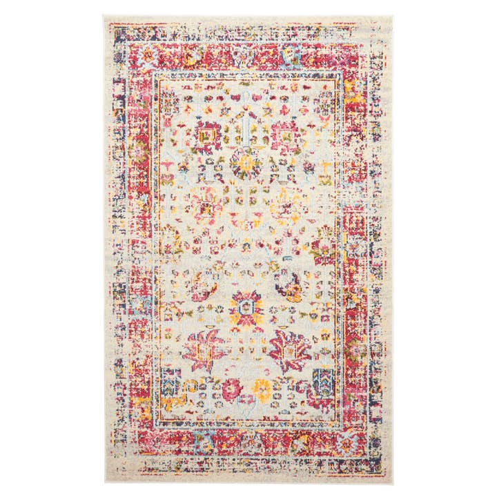 Jasmine Ivory Area Rug for wholesale on Faire9