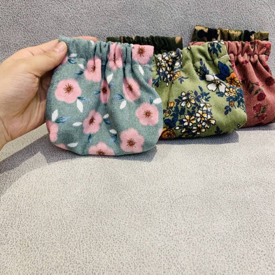 Funkyrel® Atzbranding Limited - Wholesale Coin Purse - Women's - Cosbai - Vintage Corduroy Printed Portable Coin Purse4