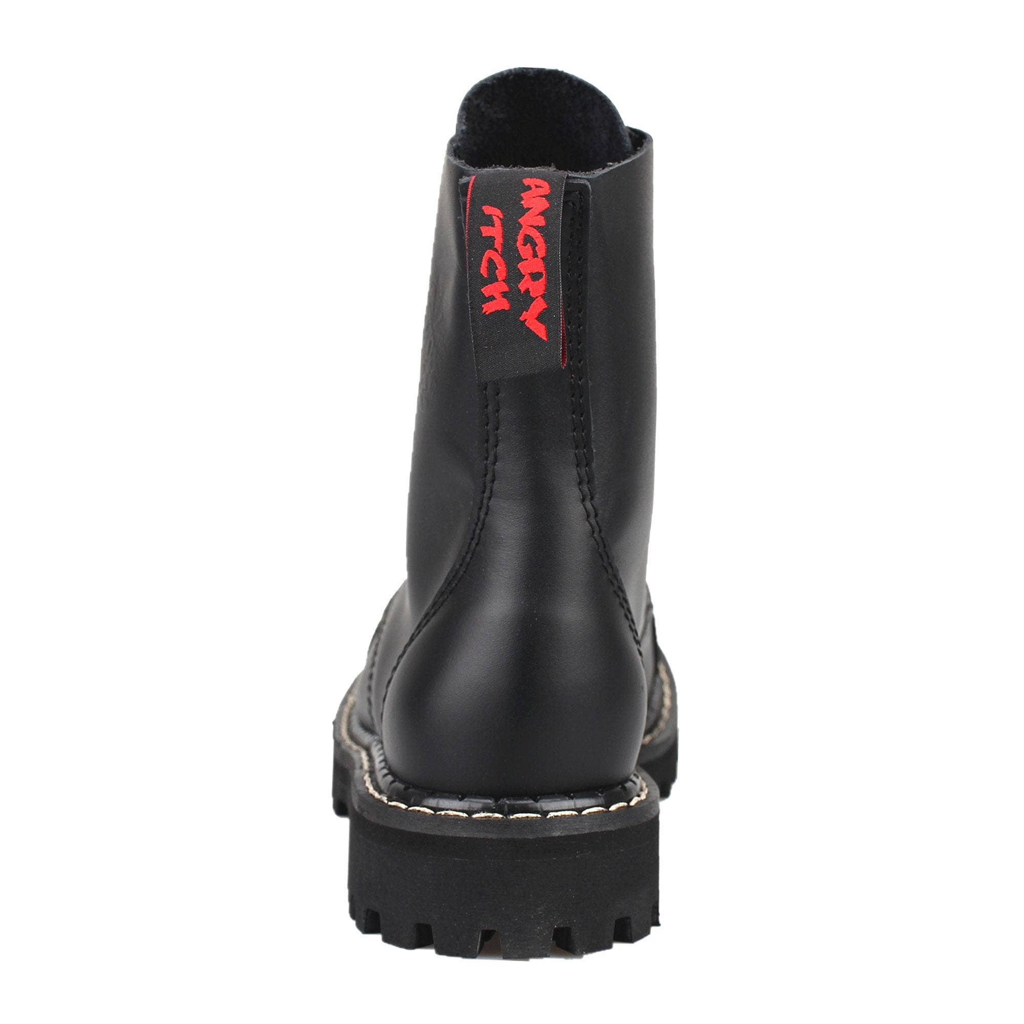 Angry Itch - Premium Boots - Wholesale Gevechtslaarzen - Heren - 08-gats zwarte leren laarzen5