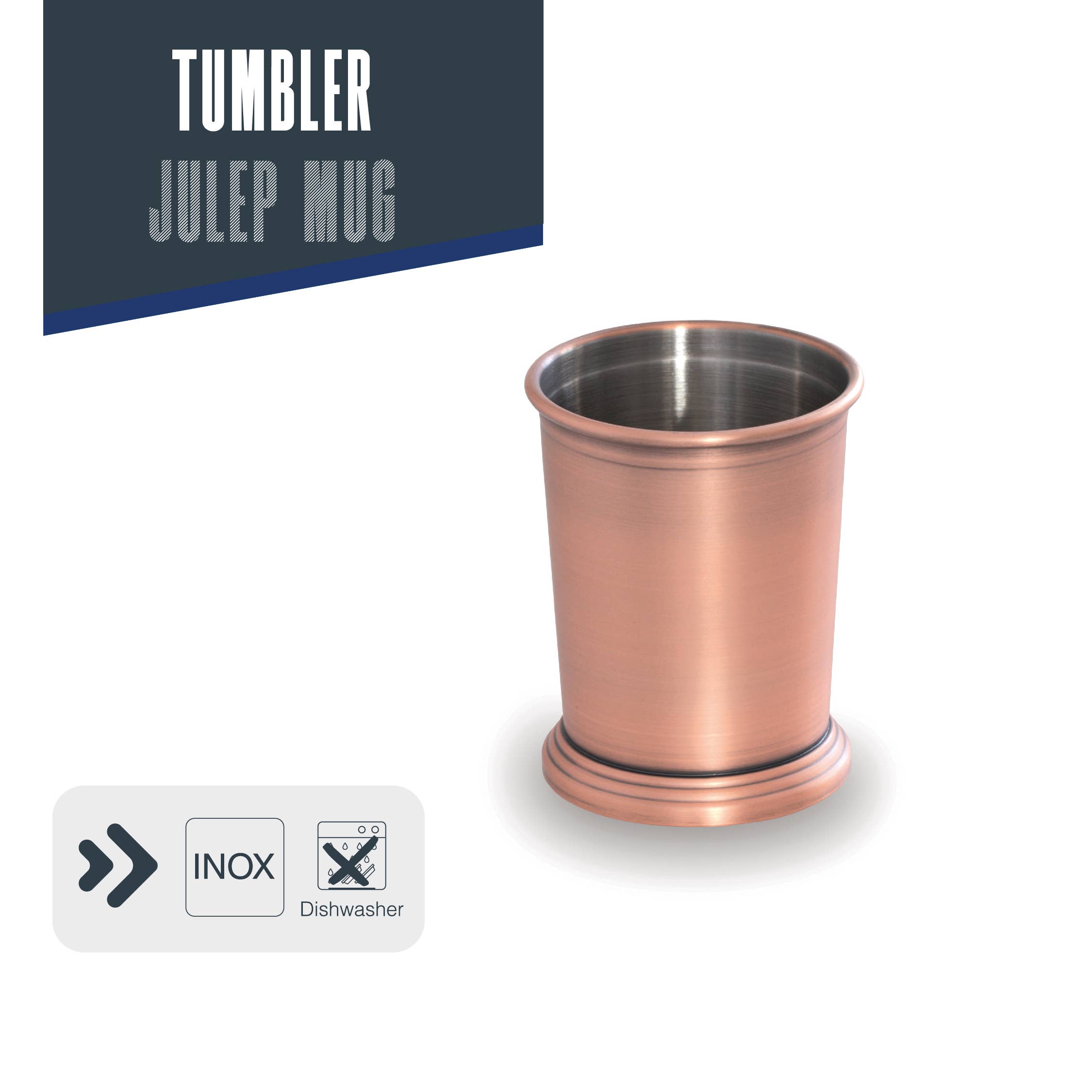 LACOR MENAJE PROFESIONAL S.L. - Wholesale Cocktail/Liquor Glass - Julep Mug Glass 350Ml2