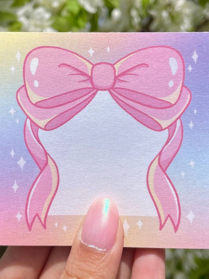 Magical Bow Cute Sticky Notes & Memo Pads for wholesale by Artsyvushop