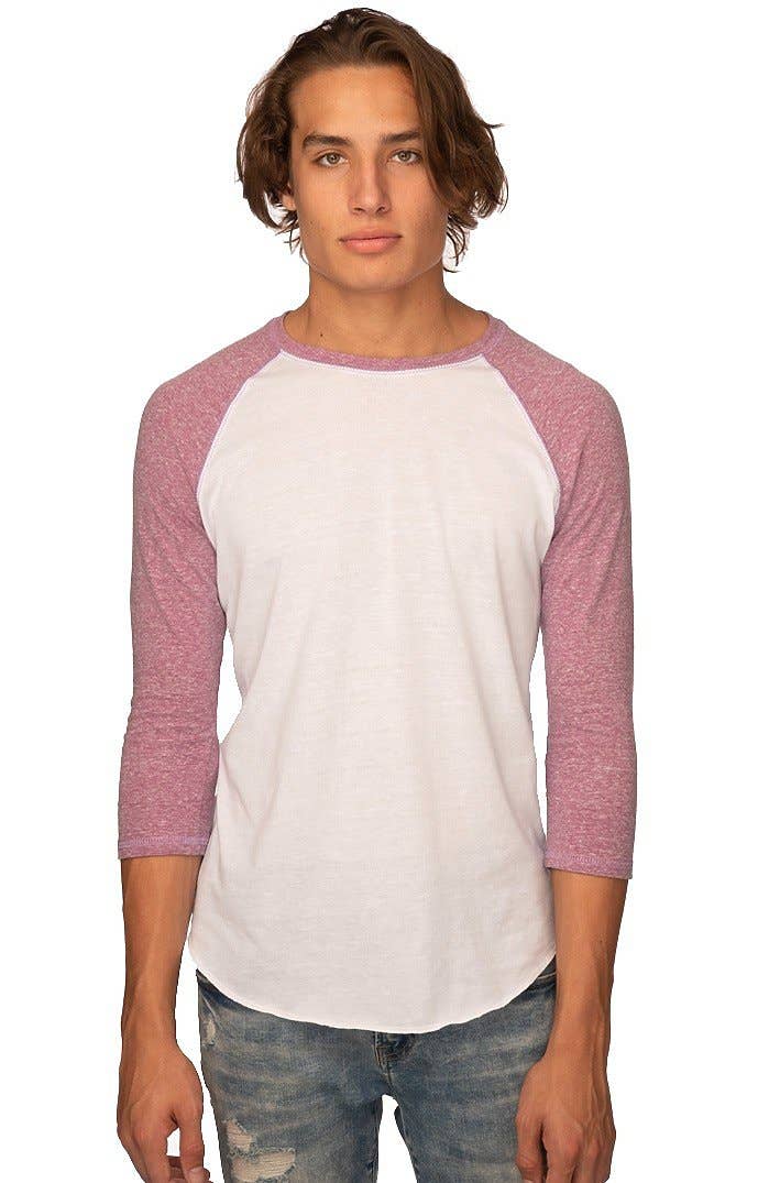 Royal Apparel - Wholesale T-Shirt - Men's - UNISEX TRIBLEND RAGLAN BASEBALL SHIRT16