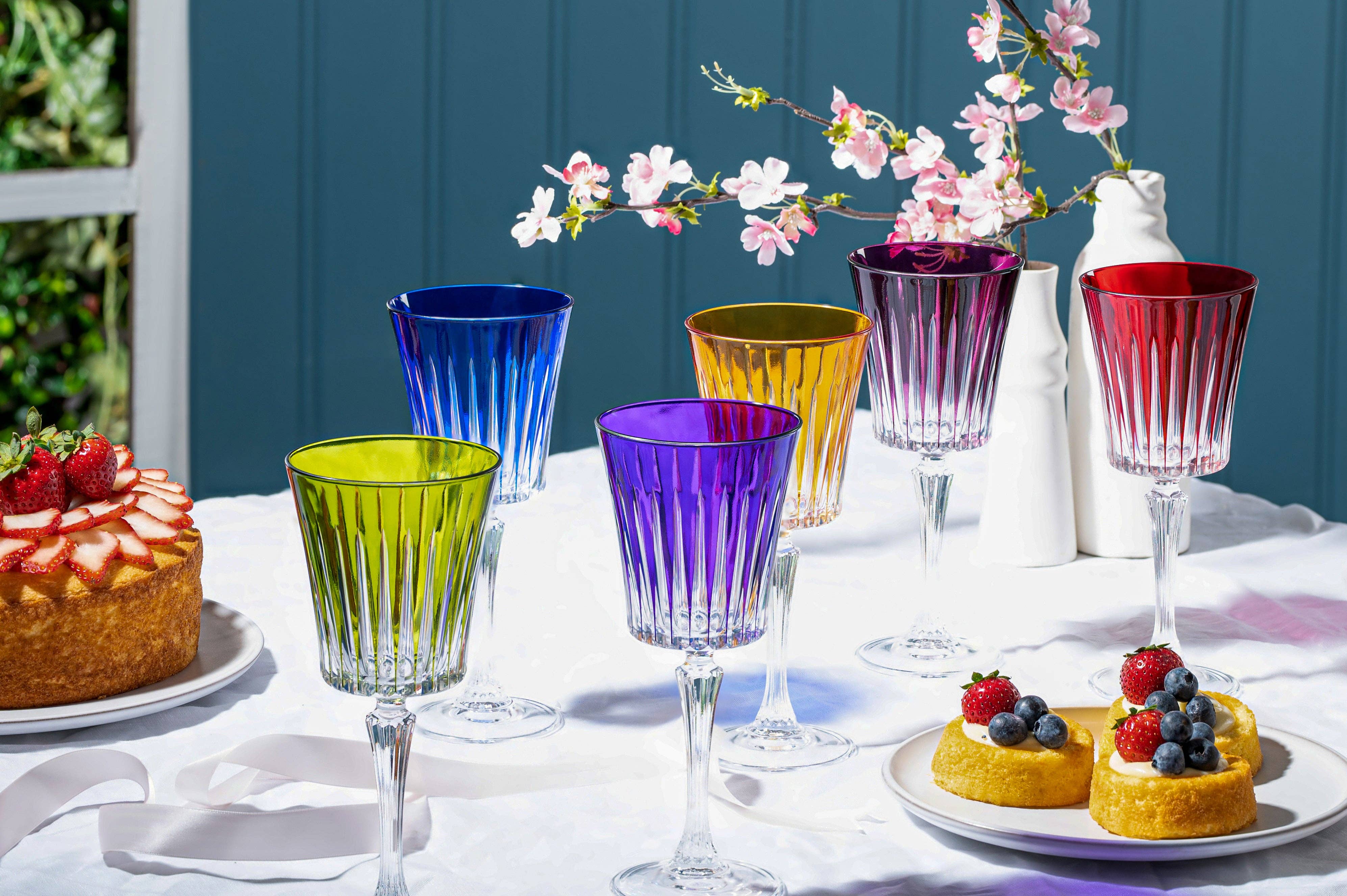 Barski - Wholesale Wine Glass - Onyx White Wine Glass Assorted, 7.5 oz. Set of 61