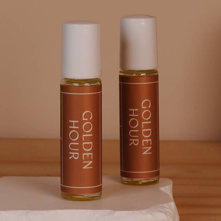 Fragranza Golden Hour Roll On per la vendita all'ingrosso da parte di Aria Rose Bath Co