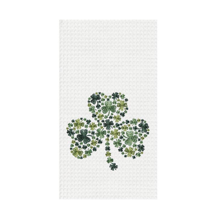C&F Home - Wholesale Tea Towel - St. Patrick's Day Irish Shamrock Kitchen Towel0