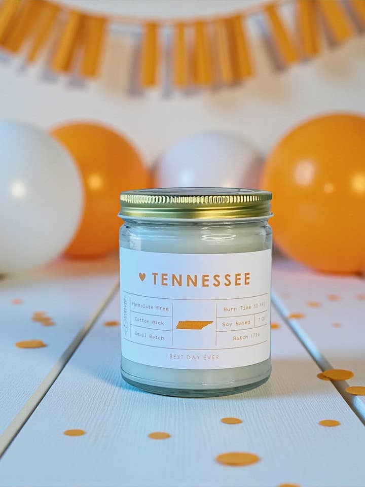 Tennessee Candle for wholesale by Rambling Caravan