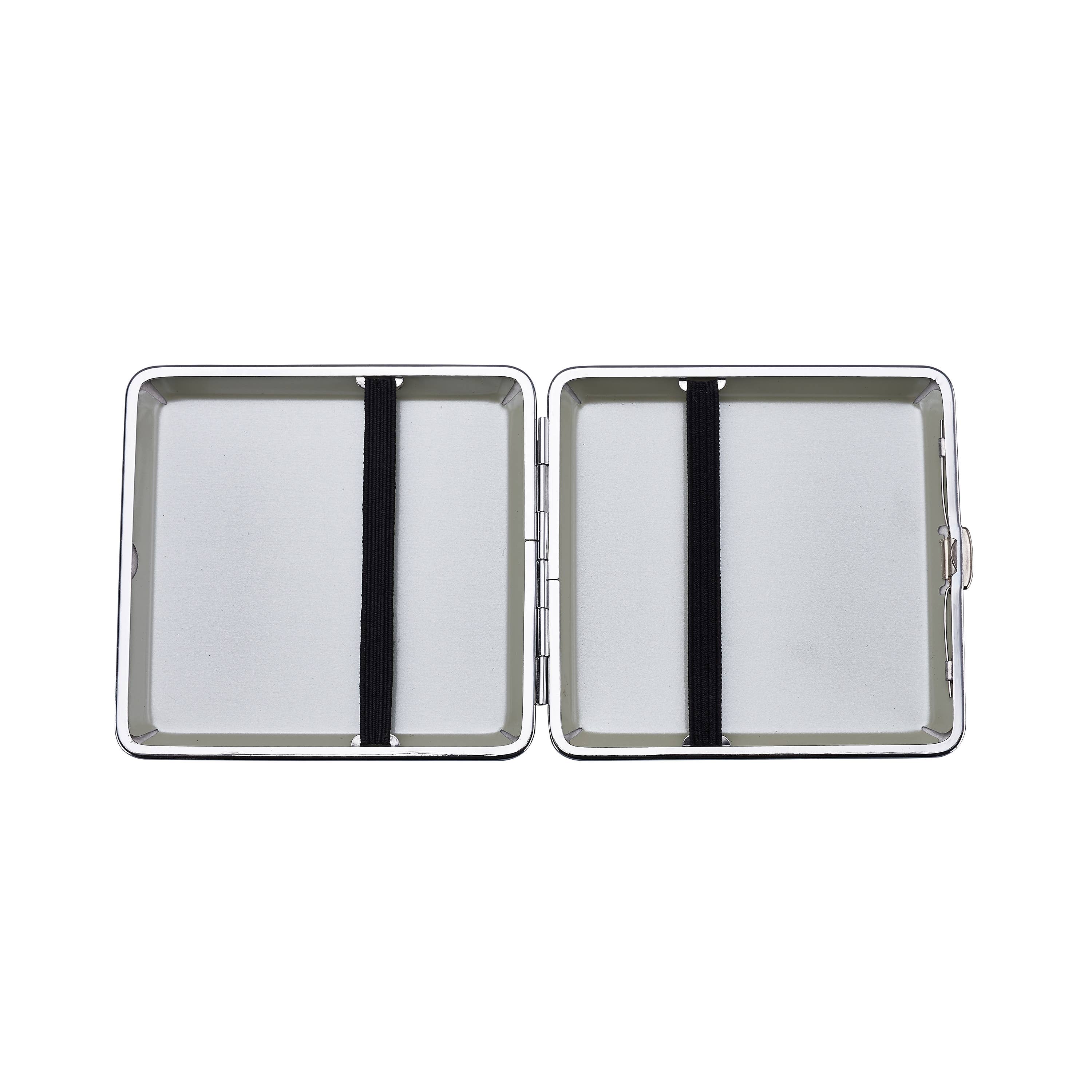 Champ by Polyflame - Wholesale Cigarette Case - CH METAL CIGARETTE CASE ZEBRA 20 PC DL127