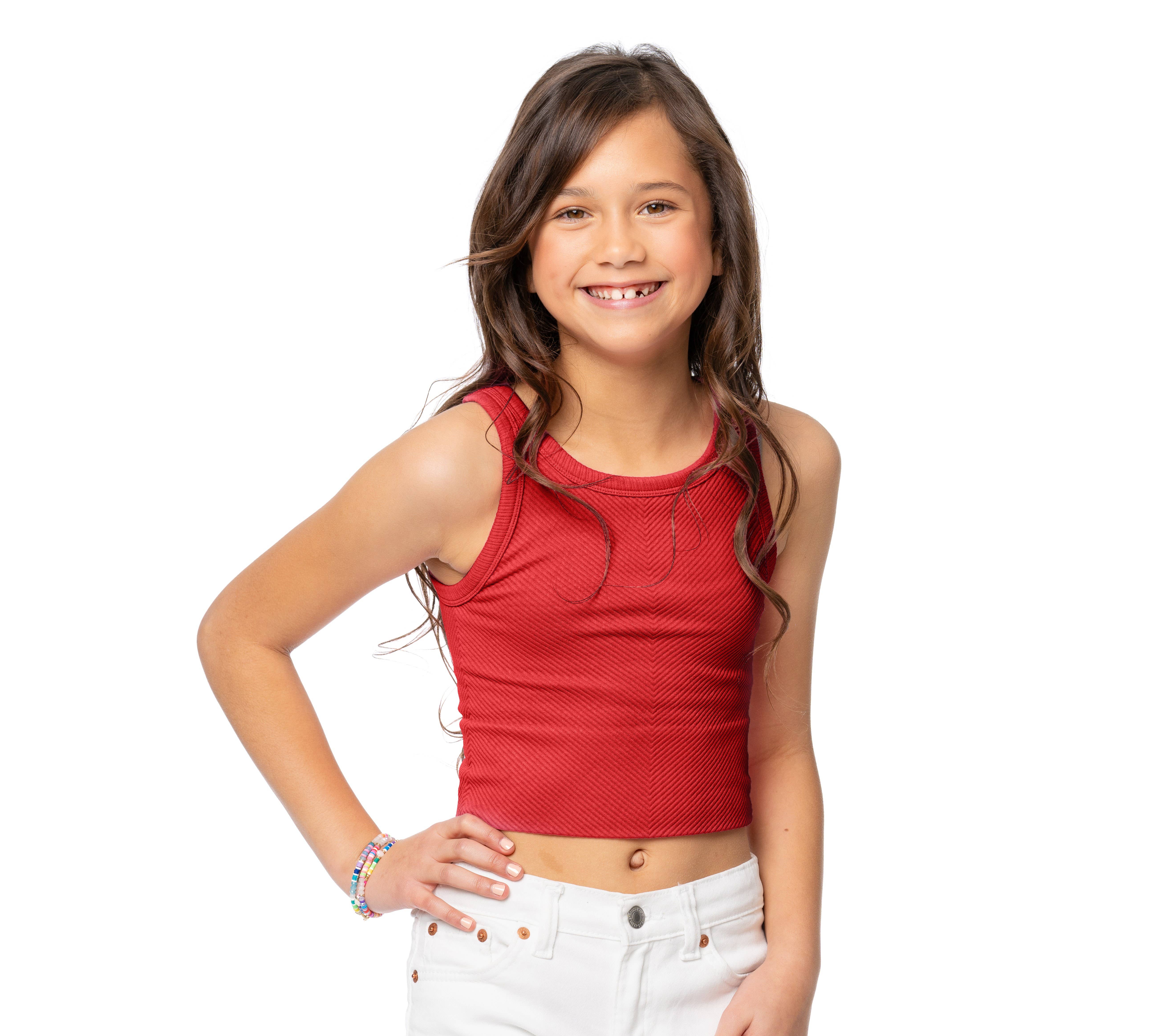 Malibu Sugar - Vente Débardeur – enfant - Haut sans manches à motif pour filles0