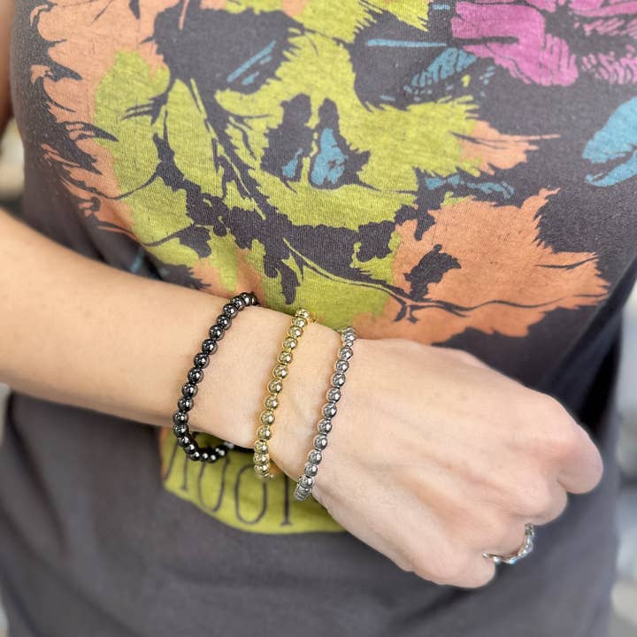 Love, Lisa - Wholesale Beaded Bracelet - 6mm Stretch Beaded Bracelet