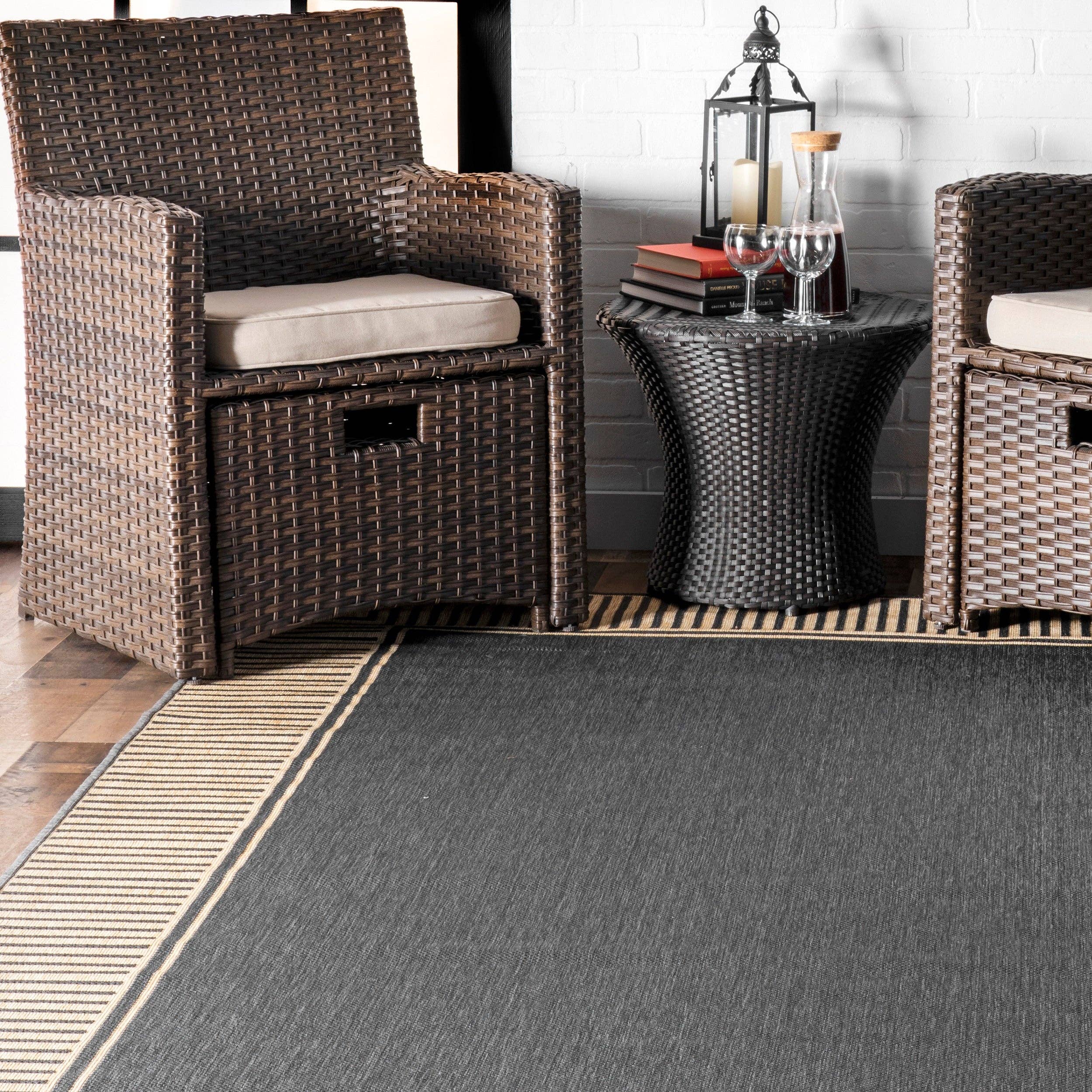 nuLOOM - Wholesale Area Rug - Nuloom Asha Simple Striped Indoor/Outdoor Area Rug5
