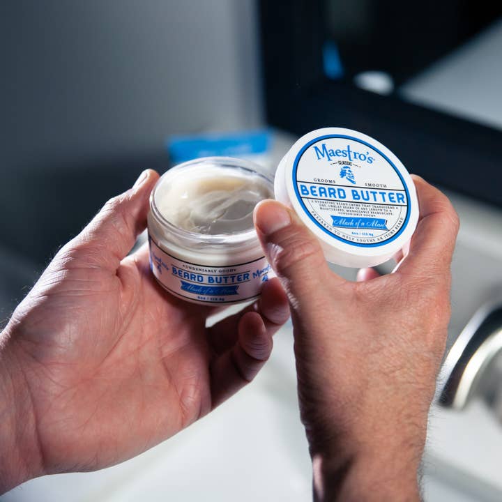 Maestro's Classic - Vendita all'ingrosso Prodotti per la barba - Maestro Classic 4oz. Burro da barba - Miscela Mark of a Man5