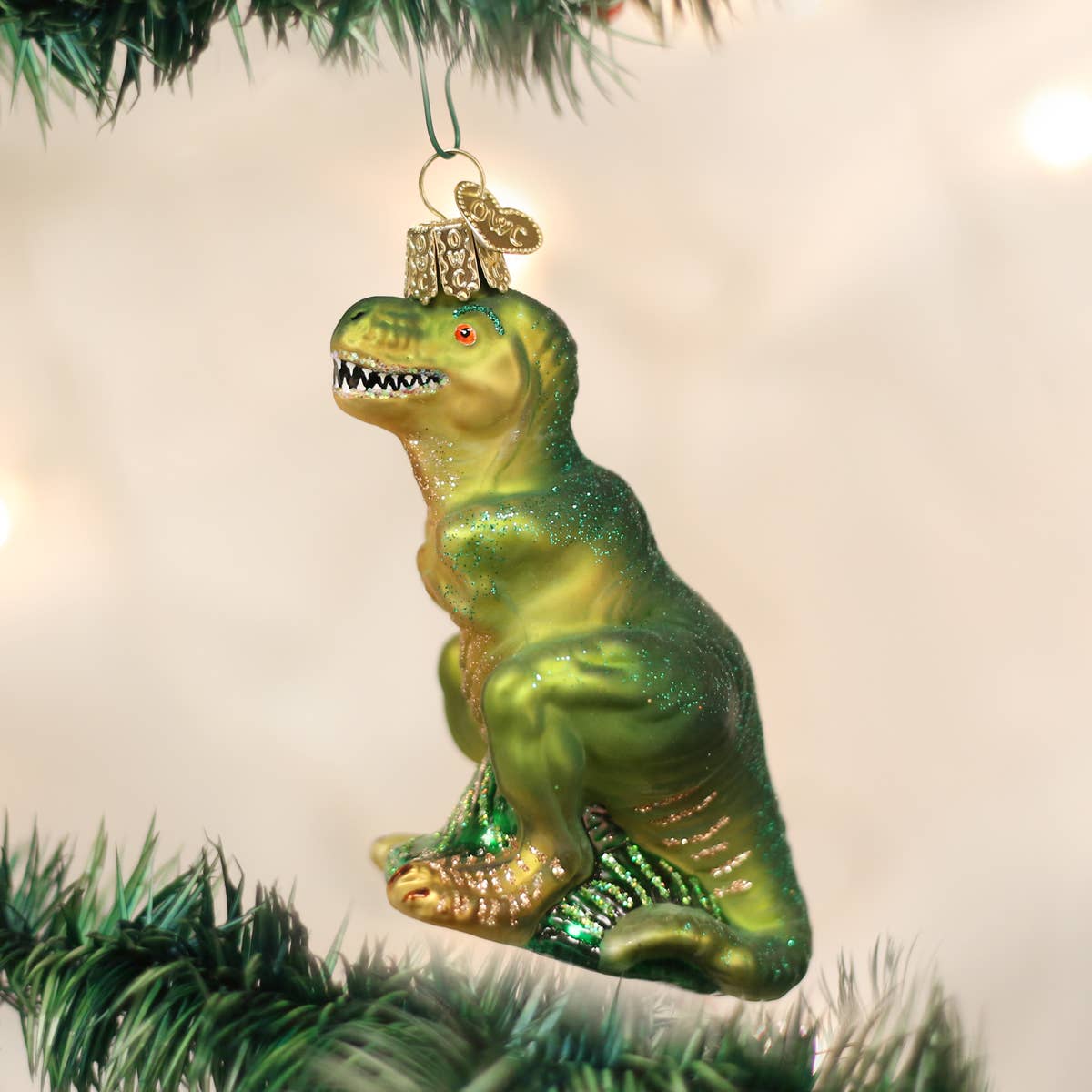 Old World Christmas - Wholesale Ornament - T-rex Ornament