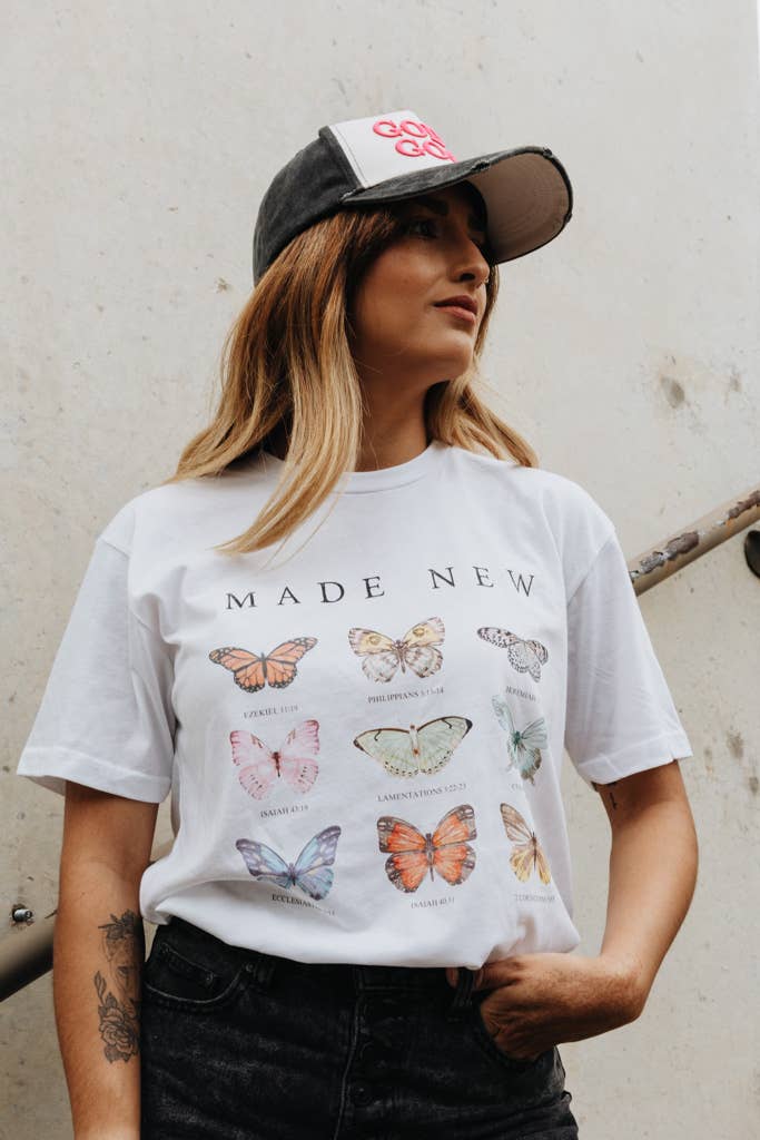 Crowned Free - Wholesale Screen Printed T-Shirt - Women's - Made New Tee2