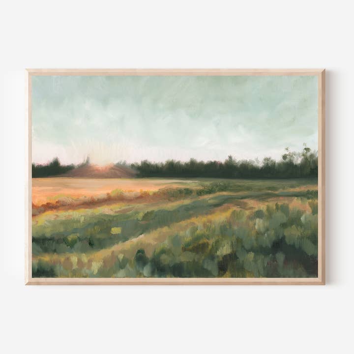 Golden Hour | Fine Art Print on Canvas for wholesale by Rebecca Sobbi Studio