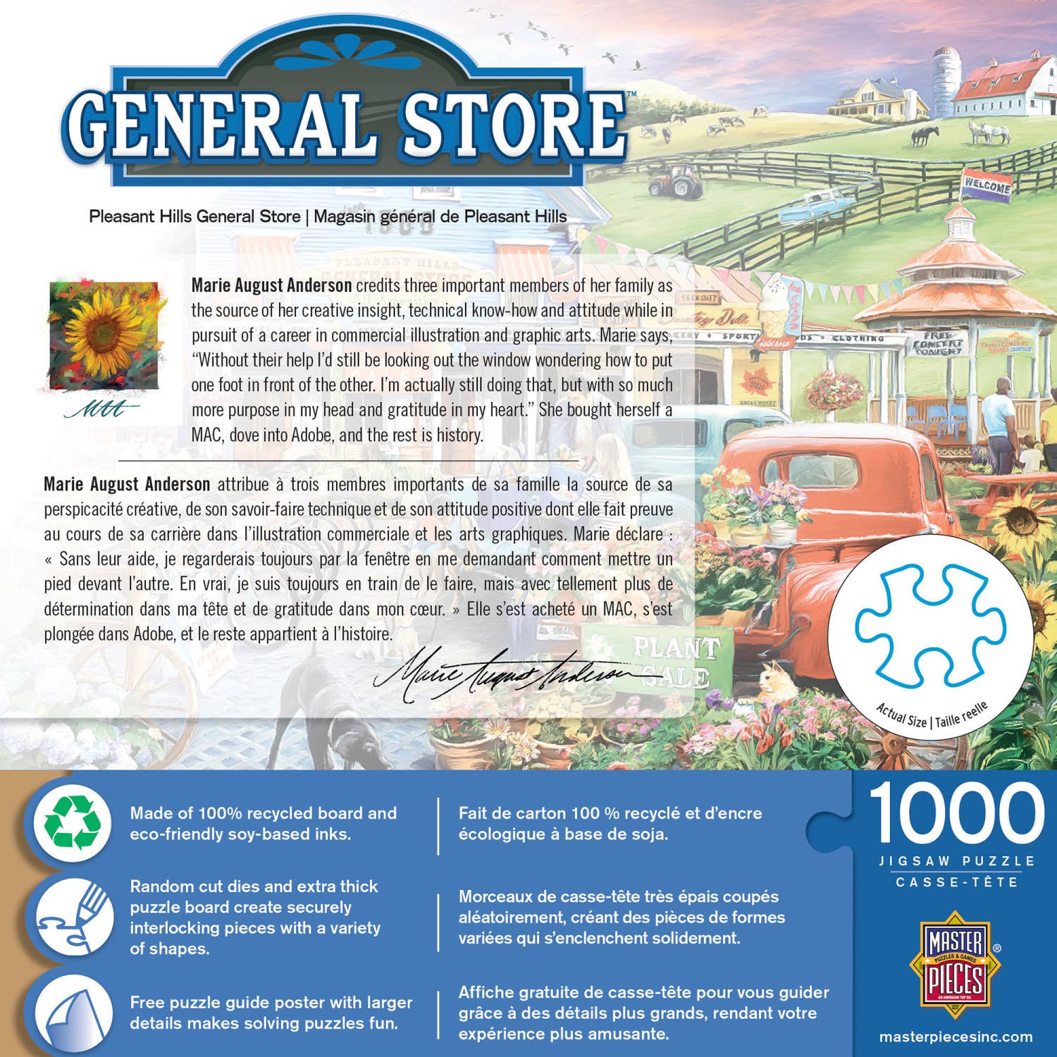 Masterpieces Puzzles - Wholesale Puzzle - Adult - General Store - Pleasant Hills 1000 Piece Puzzle2