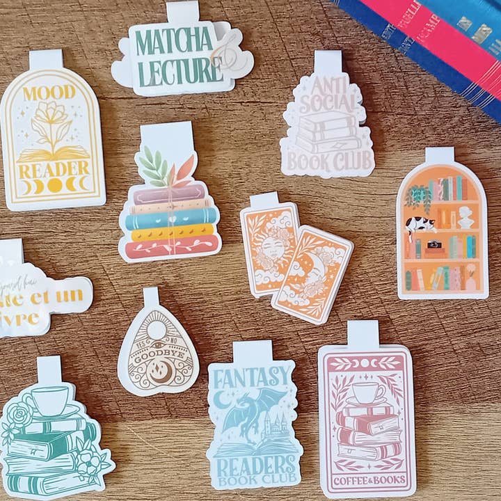 La baleine qui embosse - Wholesale Bookmark - Magnetic Bookmark - Ouija Drop5