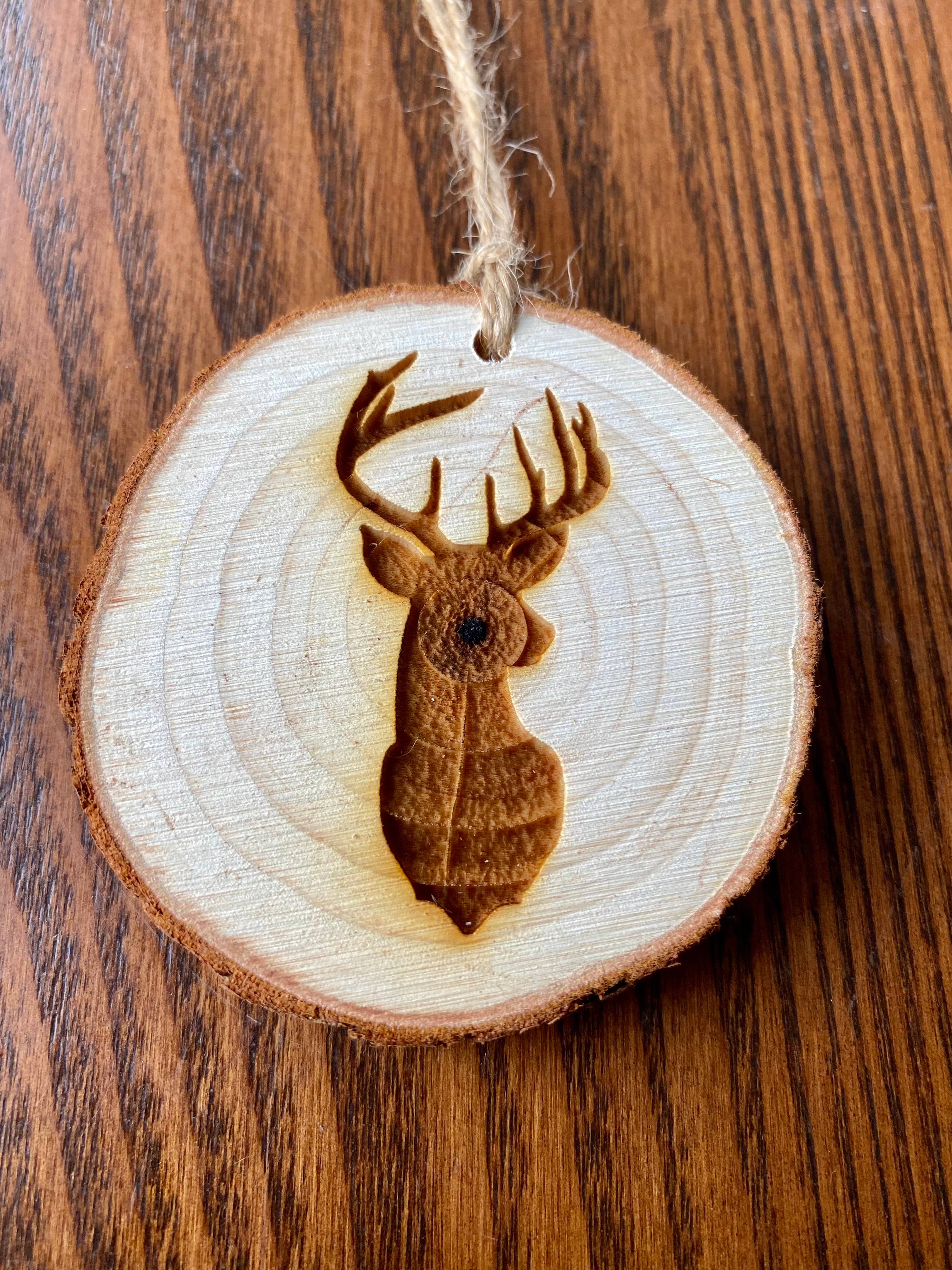 Munsell Made - Wholesale Ornament - Nature-Themed Wood Slice Ornaments - 15+ Options10