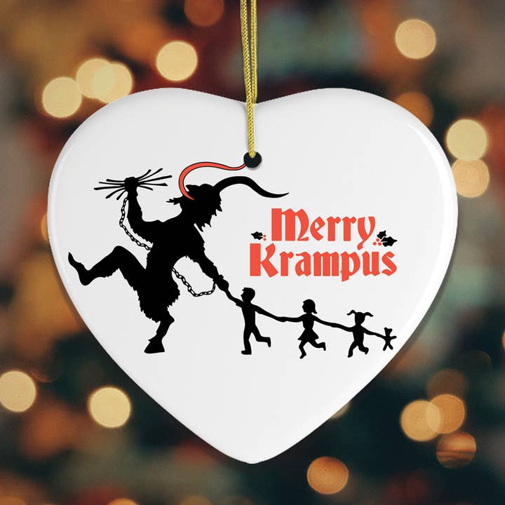 Adorno navideño de Merry Krampus Folklore para venta al por mayor de OrnamentallyYou