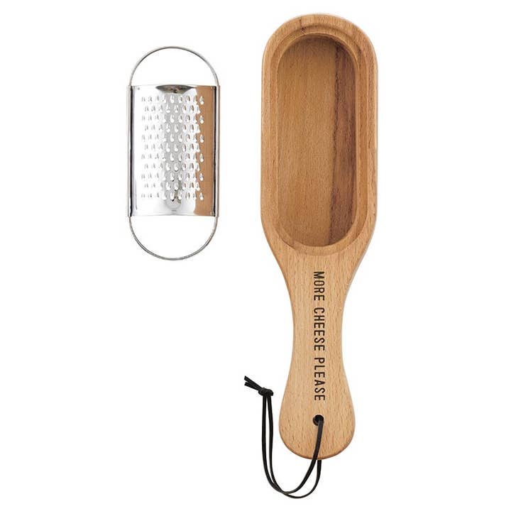 Santa Barbara Design Studio by Creative Brands - Wholesale Grater - Wood Cheese Grater - More Cheese Please1