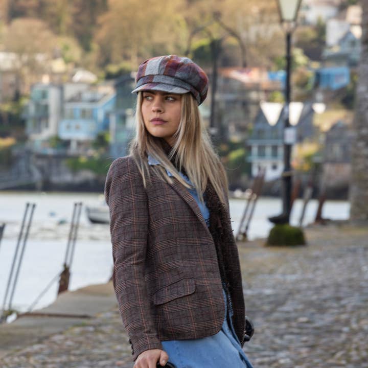 Proppa Toppa Hats – Engroshandel Newsboy/schoolboy hat - Dame – Ternet uld Baker Boy Cap5