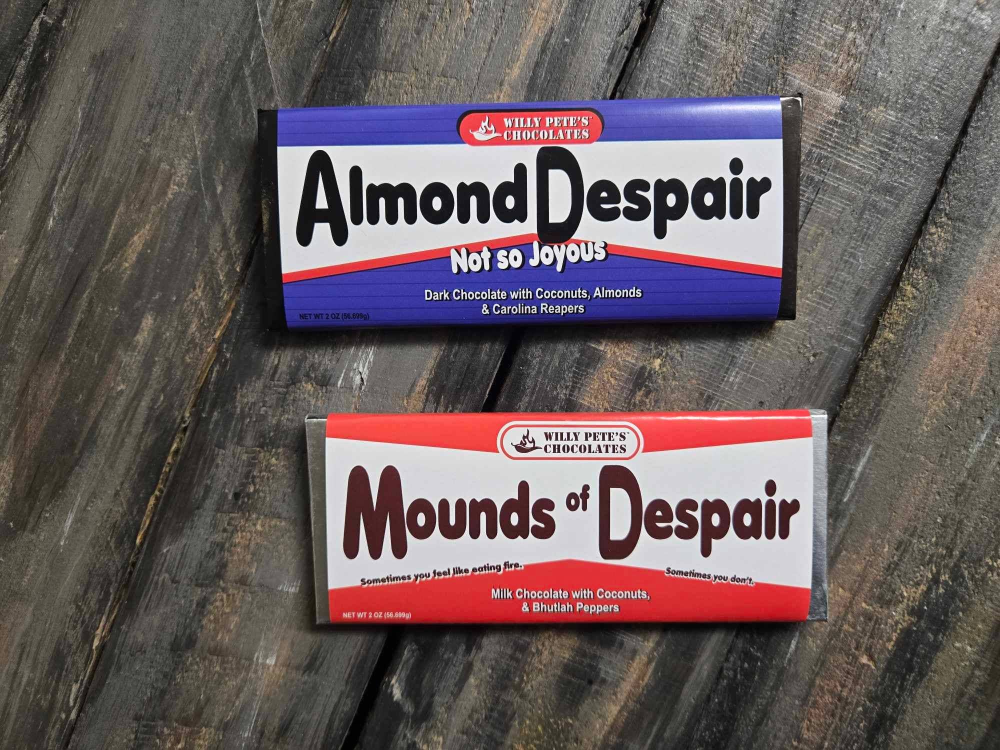 Willy Petes Chocolate Co - Wholesale Chocolate Bar - Almond Despair Chocolate Bar2