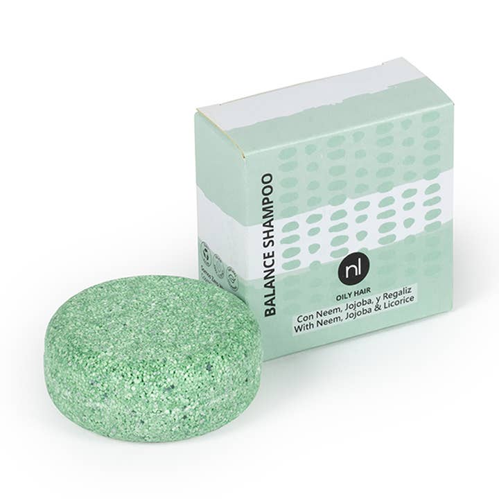 Shampoo solido Balance per capelli grassi 70 g per la vendita all'ingrosso da parte di Naturlab