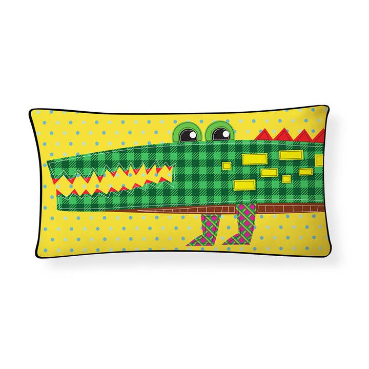 Crocodile Pillow Case for wholesale by Naked Decor