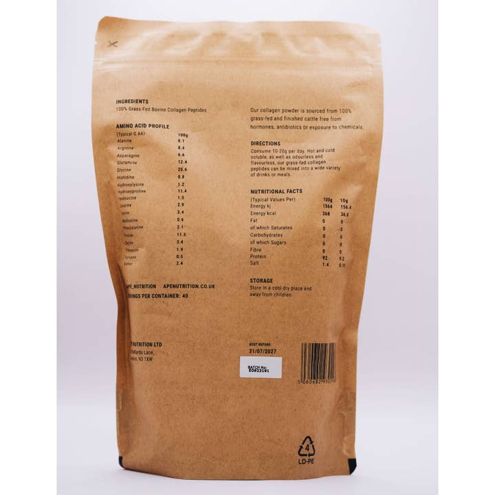 APE Nutrition – wholesale Protein/superfood powder – Grass-Fed Collagen Powder6