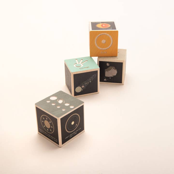 Uncle Goose - Wholesale Blocks - Kids Baby - Uncle Goose Solar System Blocks
