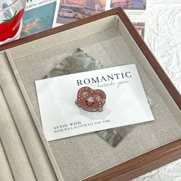 SoapElenGlen - Wholesale Hair clip – Women’s - Acrylic Glitter Baking Series Mini Hair Claw Clips3