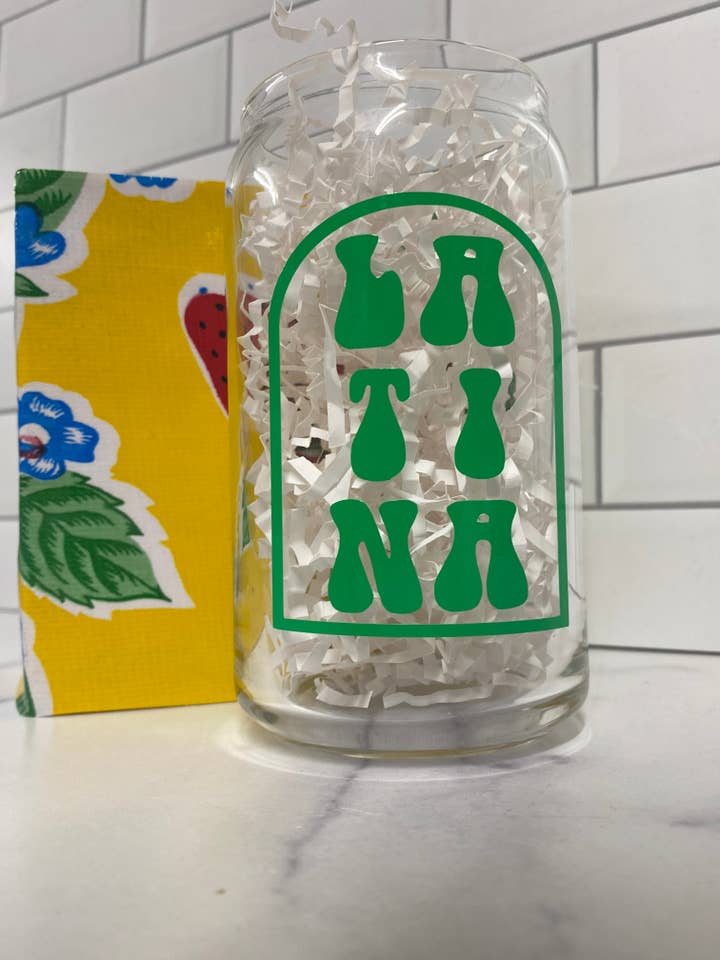 Latina Beer Can Glass for wholesale by Very That