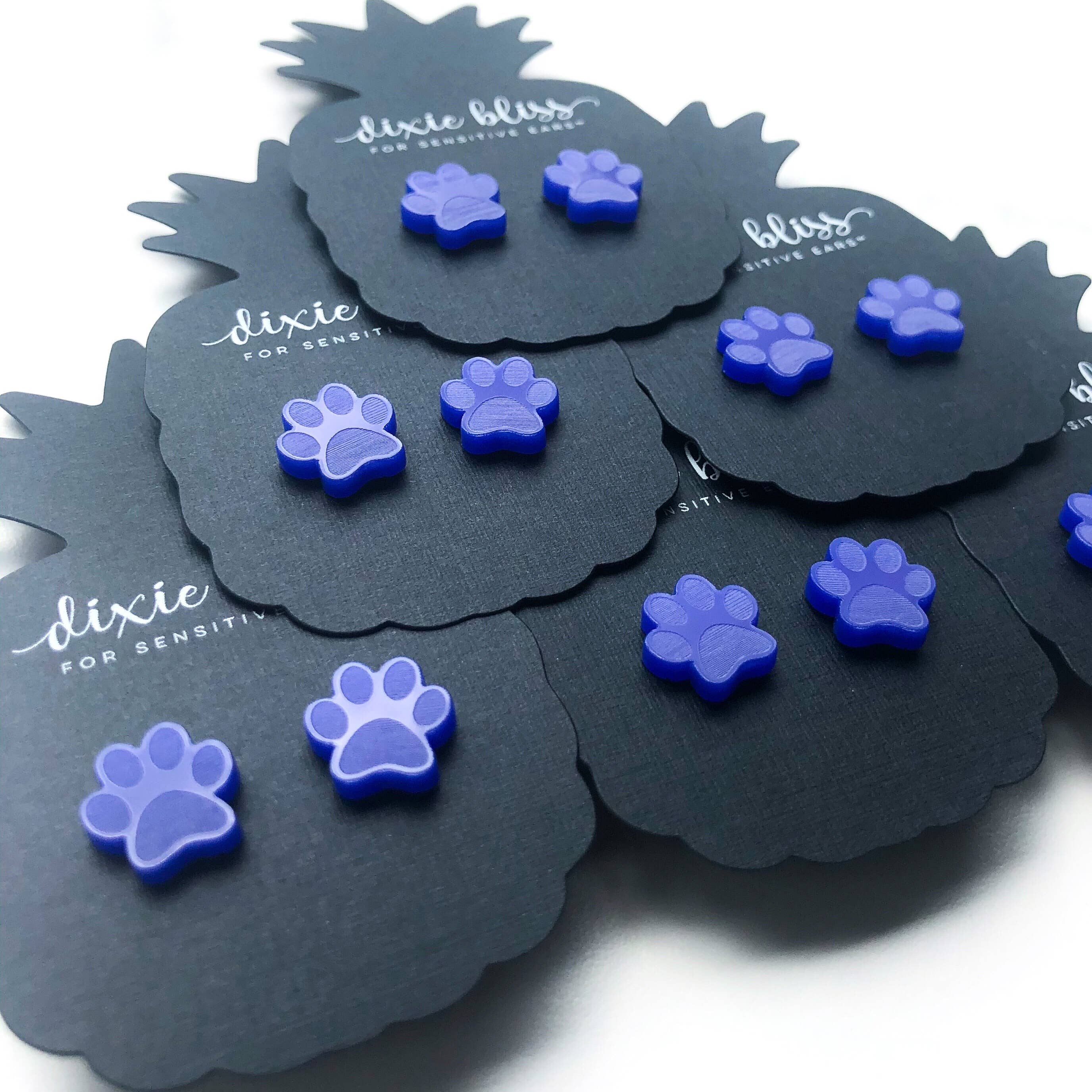 Dixie Bliss - Vente Clous d'oreille - Crampons Sports Paw - 12 couleurs0