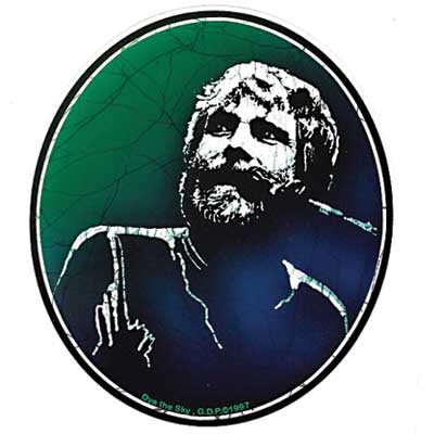 Grateful Dead Batik Brent Mydland Sticker for wholesale by Gypsy Rose