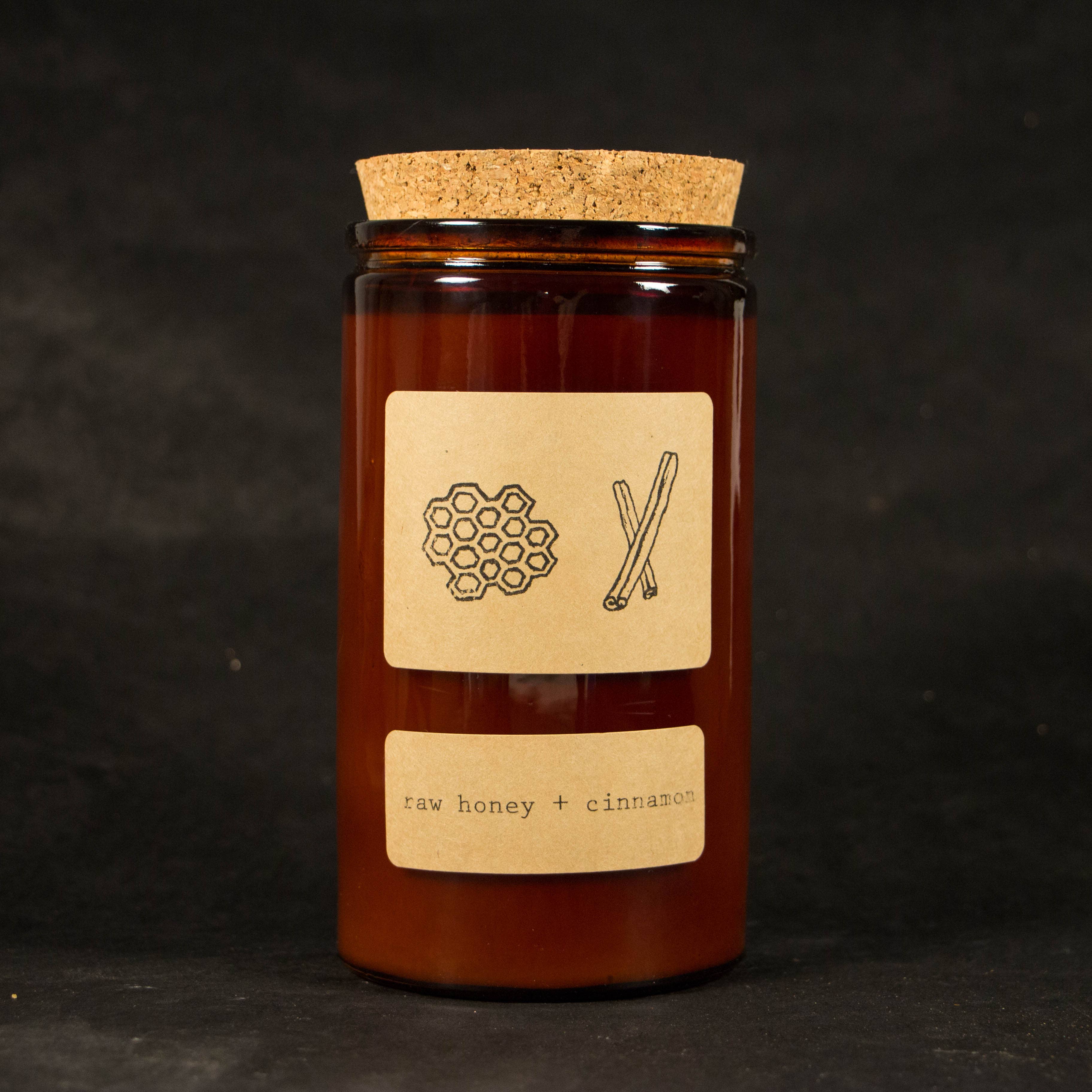 Moonrise Candle Co. - Vente Bougie en bocal - Miel cru + cannelle2