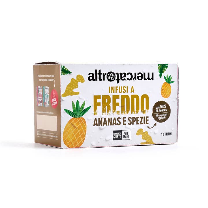 Kallinfusion - Ananas & Kryddor 16 filter - 40 g för wholesale av Altromercato