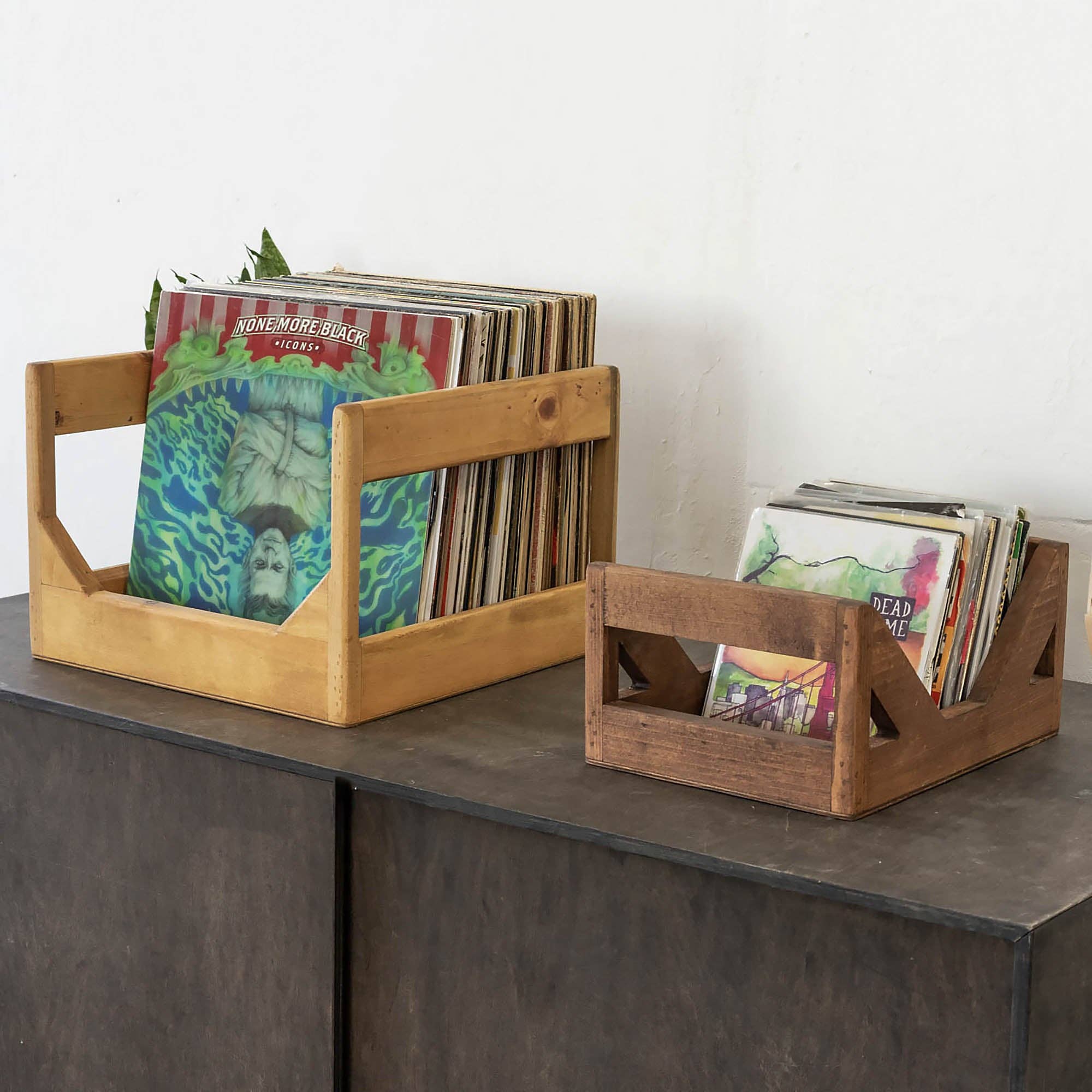 WickerWoodWorks - Vente Cubes de rangement - The Cube : caisse de rangement pour vinyles 12 pouces11